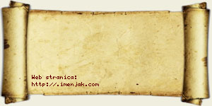 Angelina Stamenković vizit kartica